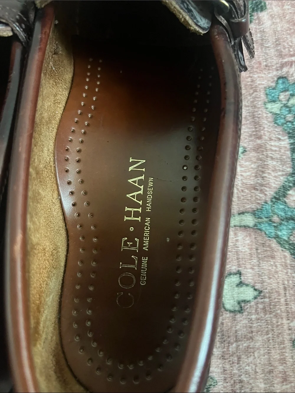 Vintage Cole Haan Mens Loafer Cordovan Kiltie Monk
